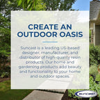 Suncast 2 Pack 22 Gallon Indoor or Outdoor Backyard Patio Small Storage Deck Box - Image 10