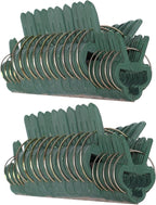 Plant Clips 40 Piece Green Gentle Gardening Plant & Flower Lever Loop Gripper by RamPro