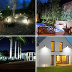 T-SUNUS Solar Spot Lights Outdoor White Christmas 4 Pack IP65 Waterproof - Image 7