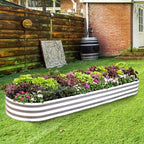 Land Guard 8ft Galvanized Raised Garden Bed Kit, Raised Garden Boxes Outdoor - Image 6