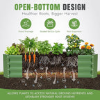 INNO STAGE 2 Pcs 4×2×1ft Galvanized Raised Garden Bed Kit, Galvanized Planter - Image 8