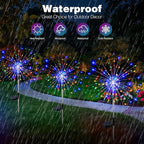 btfarm 1 Pack Solar Garden Lights Outdoor, 8 Modes Firework Lights Solar Powered - Image 7
