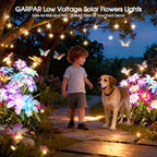 Garpar Solar Lily Lights with Swaying Butterflies, Upgraded Garden Solar Lights - Image 6