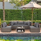 HOMREST 6 Pieces Patio Furniture Sets, Outdoor Daybed - Image 8
