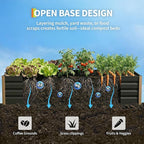 Garvee Commercial Aluminum Raised Garden Bed 8' x 3.5' x 16", Extra Large - Image 6