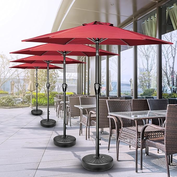 Simple Deluxe 9' Patio Umbrella Outdoor Table Market Yard Umbrella - Image 8