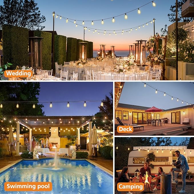 Brightever 200FT Outdoor String Lights - Image 7