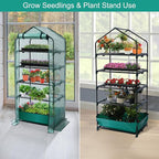 Mini Greenhouse for Indoor Outdoor, 5 Tier Shelves Rack Small Green House Heavy - Image 7