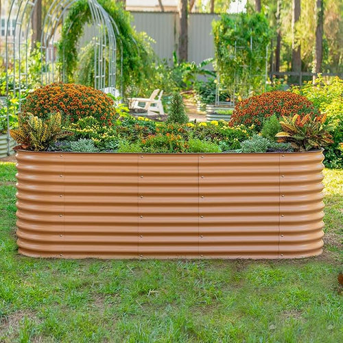 32" Extra Tall Raised Garden Bed Kits, 3.5 x 5 x 2.7ft Raised Planter Box - Image 2