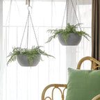 T4U Hanging Planters for Indoor Plants, 10 Inch Hanging Planter Outdoor 2 Pack - Image 9