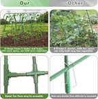 Cucumber Trellis for Raised Bed, Large Size Garden Arch Trellis for Climbing - Image 5