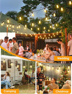 25FT Outdoor String Lights, Patio Lights - Image 8