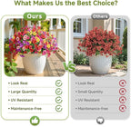 Alupssuc 24 Bundles Artificial Flowers - Image 4