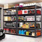 Heavy Duty Garage Shelving, 5-Tier Metal Storage Shelves, 2400LBS Shelving Unit - Image 8