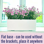 LaLaGreen Wall Hanging Planter Outdoor Wall Mounted Self Watering System Window - Image 8