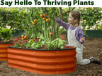 Plant & Plot Galvanized Raised Garden Beds Outdoor // 4×2×1 ft Planter Raised - Image 3