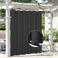 Easy-Going Linen Look Outdoor Curtains Waterproof Windproof Porch Curtains by Easy-Going