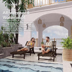 Patio Chaise Lounge Chair, Oversized Lounge Chair Outdoor - Image 7