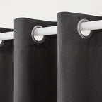 TOWN & COUNTRY BASICS Cabana Solid Heavyweight Indoor Outdoor Curtains - Image 3