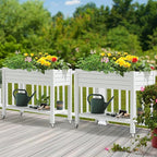 YITAHOME 43.3x17.7x34 in Elevated Garden Bed, Outdoor Plastic Planter Box - Image 7