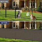 WINDSCREEN4LESS 6' x 9' Privacy Fence Screen in Brown - Image 2