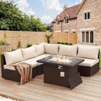 NICESOUL 6 Piece Patio Furniture Set by NICESOUL