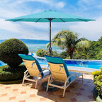 Simple Deluxe 9' Patio Umbrella Outdoor Table Market Yard Umbrella - Image 6