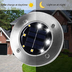 INCX 4.6 inch Solar Lights Outdoor Waterproof, 24 Pack Solar Light - Image 4
