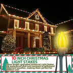 10 Inch Christmas Light Stakes Lawn Garden Stakes Replacement Yard Stakes - Image 7