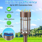 Mancra 8 Pack Solar Outdoor Lights, Bright Up to 10 Hrs Solar Lights Outdoor - Image 3