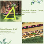 HAPPYGRILL 3-Tier Wooden Raised Garden Bed, Elevated Planter Box Kit - Image 7