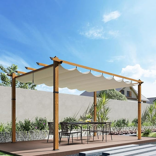 10 x 13 ft Aluminum Pergola by BouPower