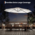 Garvee 10 ft Cantilever Patio Umbrella - Image 4