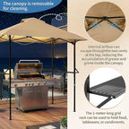 VINGLI 8x5 Pop Up Grill Gazebo BBQ Gazebo - Image 5