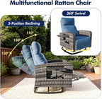 Outdoor Recliner Chair, Wicker Patio Recliners - Image 3