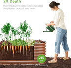Best Choice Products 8x2x2ft Metal Raised Garden Bed, Oval Outdoor Deep Root - Image 2