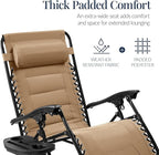 Best Choice Products Oversized Padded Zero Gravity Chair, Folding Outdoor Patio - Image 4