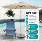 SERWALL Patio Chaise Lounge Chair Set of 2 - Image 4