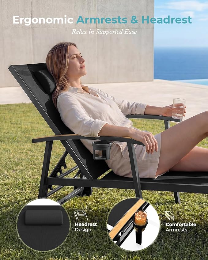 Ciokea Outdoor Lounge Chair - Image 3