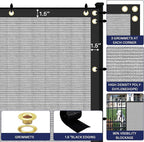 Windscreen4less Privacy Fence Screen Heavy Duty Windscreen Fencing Mesh Fabric - Image 4