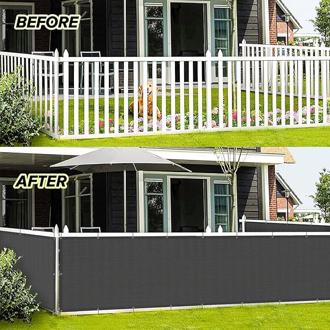 LOVE STORY Balcony Privacy Screen, UV Protection and Weather-Resistant - Image 3