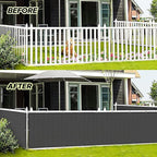 LOVE STORY Balcony Privacy Screen, UV Protection and Weather-Resistant - Image 3