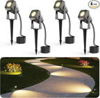 Outdoor Landscape Lighting, 4 Pack Outdoor Spotlights, LED Landscape Lights by DeckTokLight