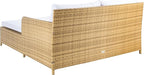 SAFAVIEH Outdoor Collection Cadeo Natural/White Cushion Daybed PAT7500D - Image 11