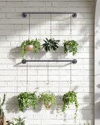 Plant Haning Rod, 2 Pack Hanging Planters - Image 4