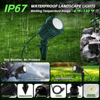Spotlight Outdoor – 120V Plug-In, 6500K Cool White LED Landscape Lighting - Image 6