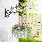 2-Pack Aesthetic Plant Hangers Outdoor – 10 Inch Metal Hanging Plant Bracket - Image 2
