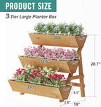Raised Garden Bed, 3 Tier Vertical Garden Planter - Image 6