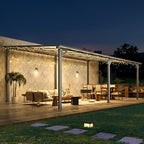 AECOJOY 20' x 12' Gazebo for Patio, Large Wall-Mounted Hard Top Lean-to Gazebo - Image 2