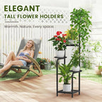 TOSKING 5 Tier Tall Plant Stand Indoor Outdoor, Heavy Duty Corner Shelf - Image 8